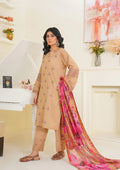 Saahil ki Ret 3 PC Embroidered Suit