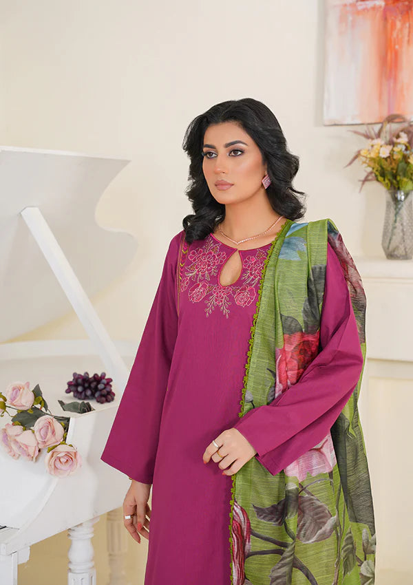 Gulbahaar 3 PC Embroidered Suit
