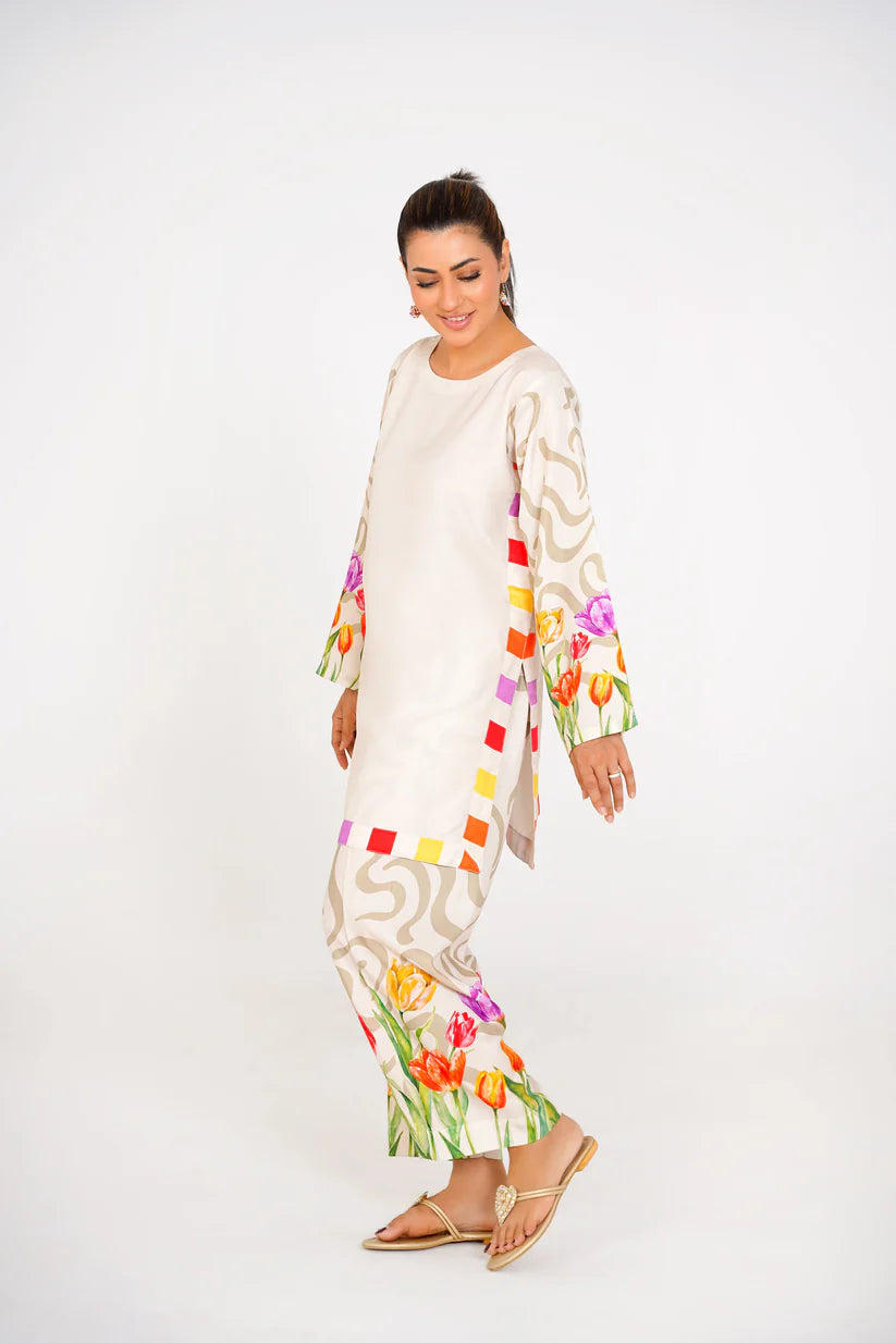 2 Piece - Sandstone - Stitched